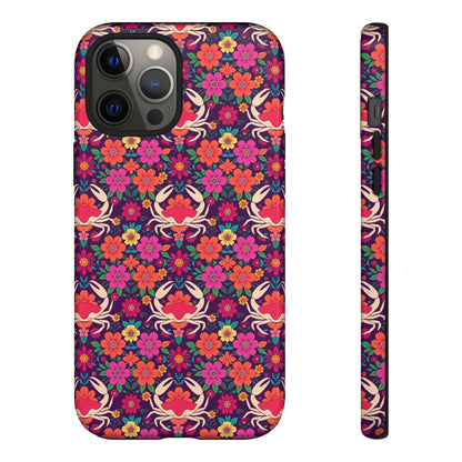 Tough Cases, Cancer, Zodiac v1, Flower Pattern