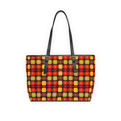 Leather Shoulder Bag, Sagittarius, Zodiac, Shapes Pattern