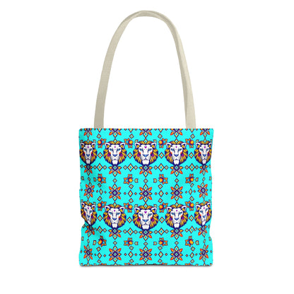 Tote Bag (AOP), Leo, Zodiac v1, Jewel Pattern