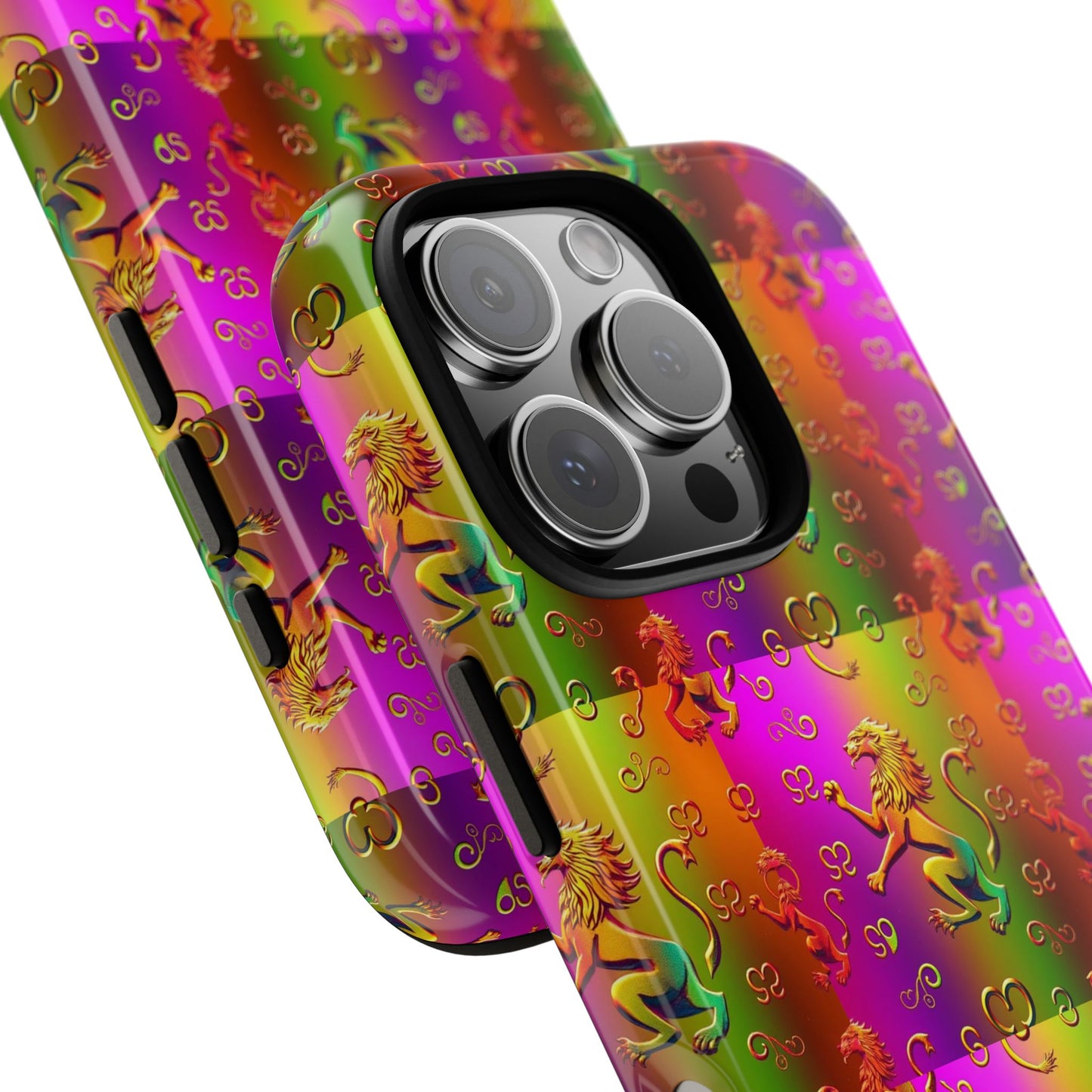 Tough Cases, Leo, Zodiac v1, Metal Pattern