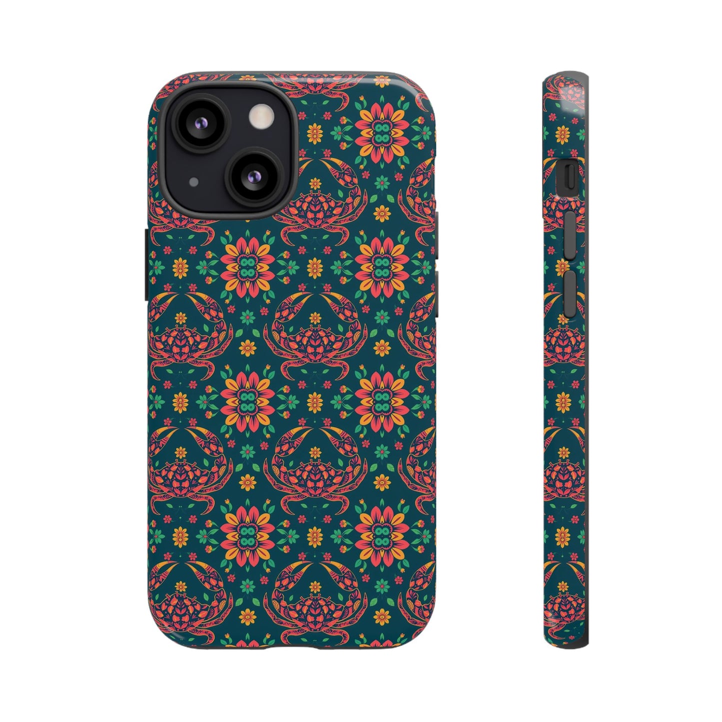 Tough Cases, Cancer, Zodiac v4, Flower Pattern