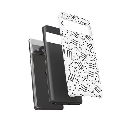 Tough Cases with the Scorpio Zodiac sign for iPhone, Samsung Galaxy, and Google Pixel devices