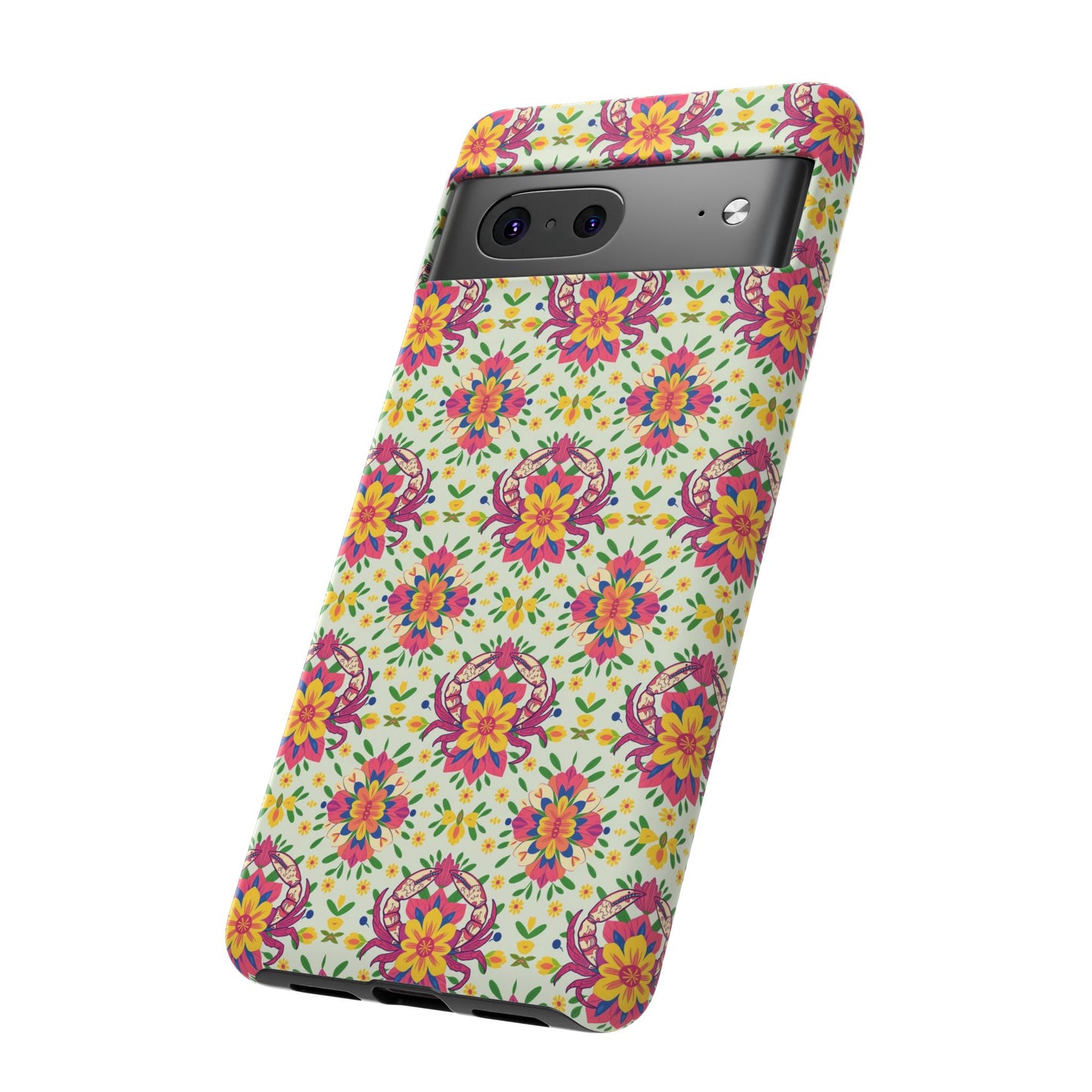 Tough Cases, Cancer, Zodiac v3, Flower Pattern