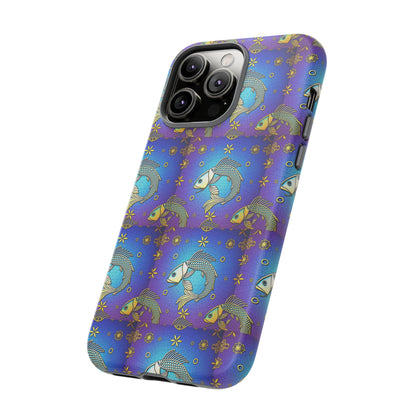 Tough Cases, Pisces, Zodiac v2, Metal Pattern