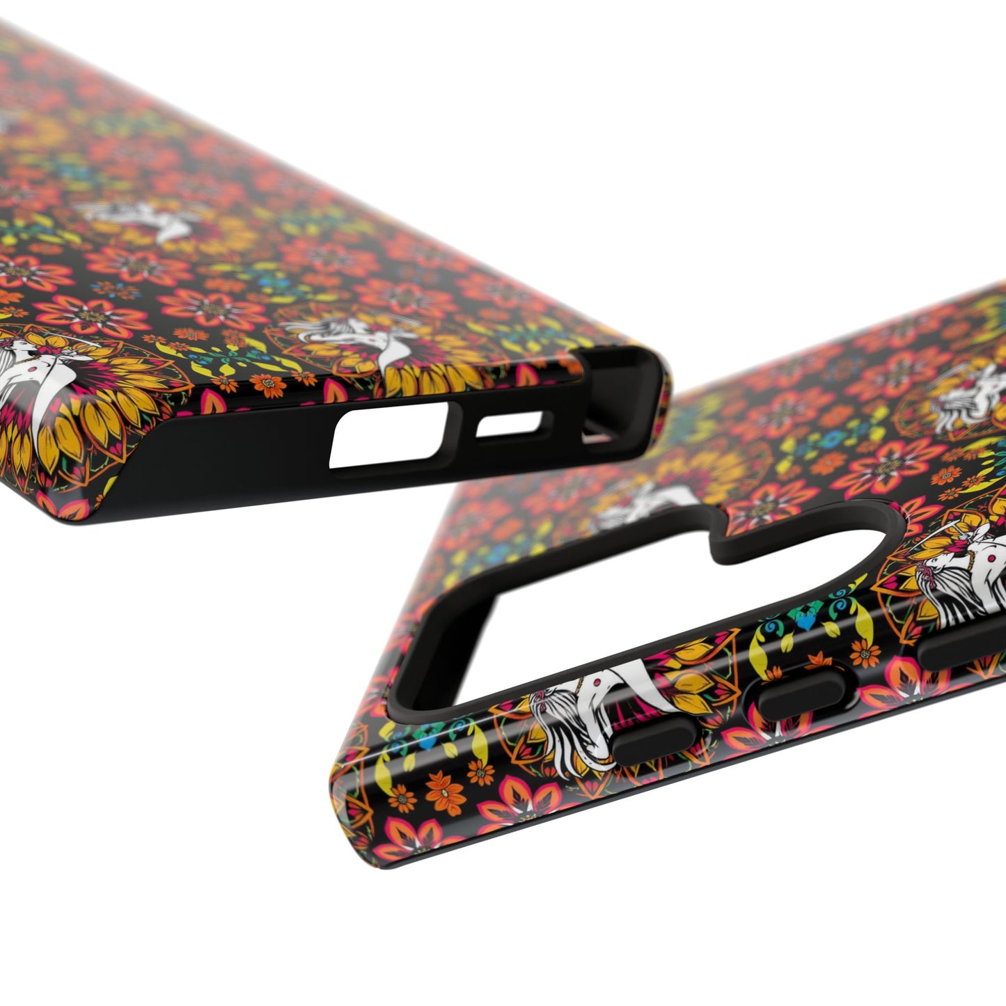 Tough Cases, Sagittarius, Zodiac v2, Flower Pattern
