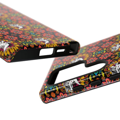 Tough Cases, Sagittarius, Zodiac v2, Flower Pattern