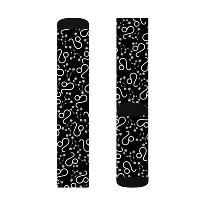 Zodiac Sublimation Socks Leo Zodiac sign