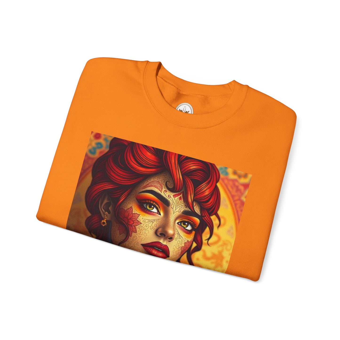 Unisex Heavy Blend™ Crewneck Sweatshirt, Aquarius, Zodiac v2, Sexy Pattern