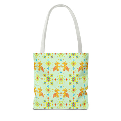 Tote Bag (AOP), Gemini, Zodiac v1, Jewel Pattern