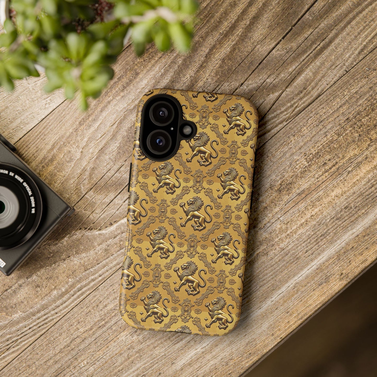 Tough Cases, Leo, Zodiac, Metal Pattern