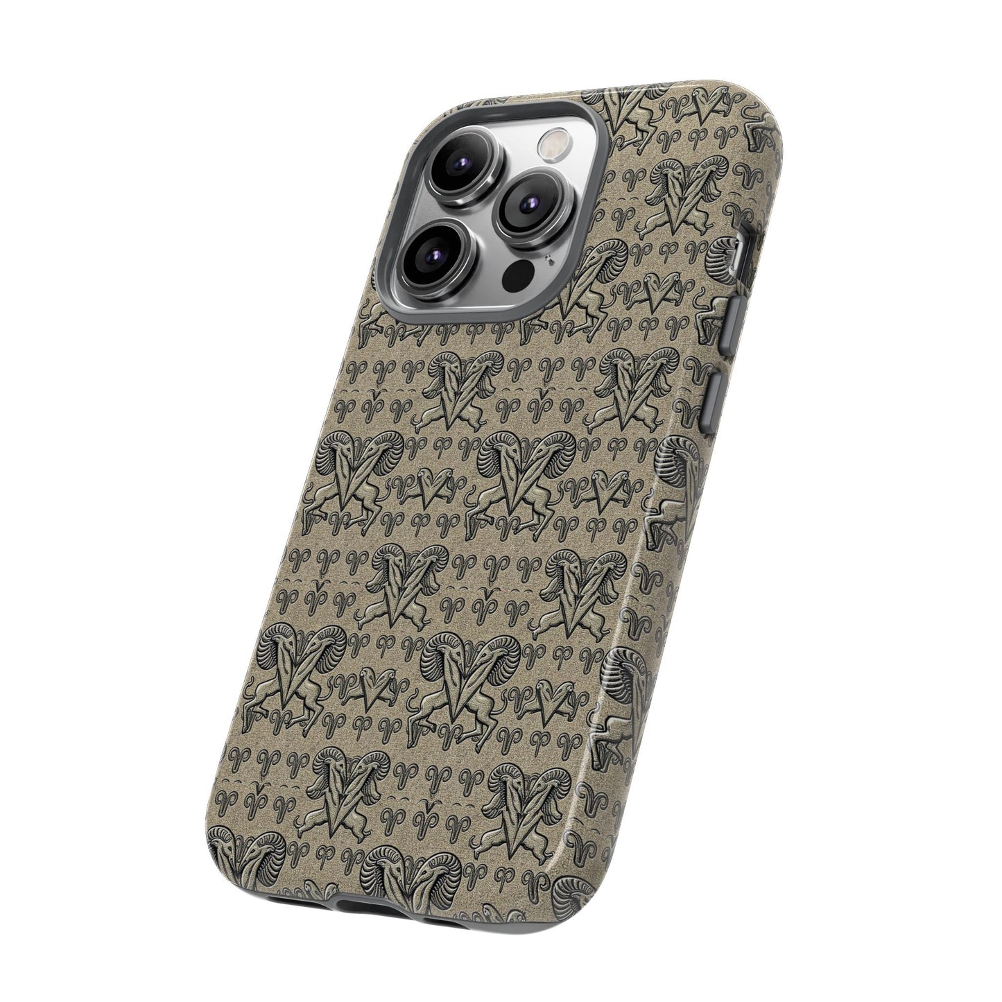 Tough Cases, Aries, Zodiac, Metal Pattern