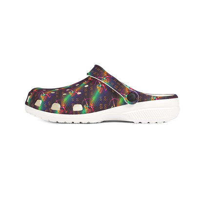 EVA Foam Rubber Shoes, (AOP), Sagittarius, Zodiac v1, Pattern