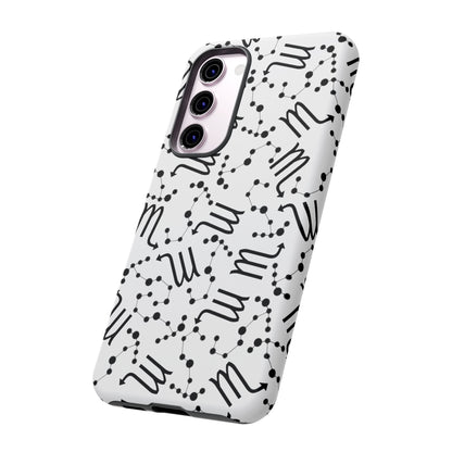 Tough Cases with the Scorpio Zodiac sign for iPhone, Samsung Galaxy, and Google Pixel devices