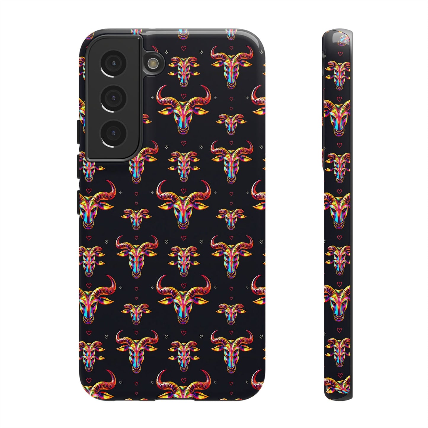 Tough Cases, Taurus, Zodiac, Metal Pattern