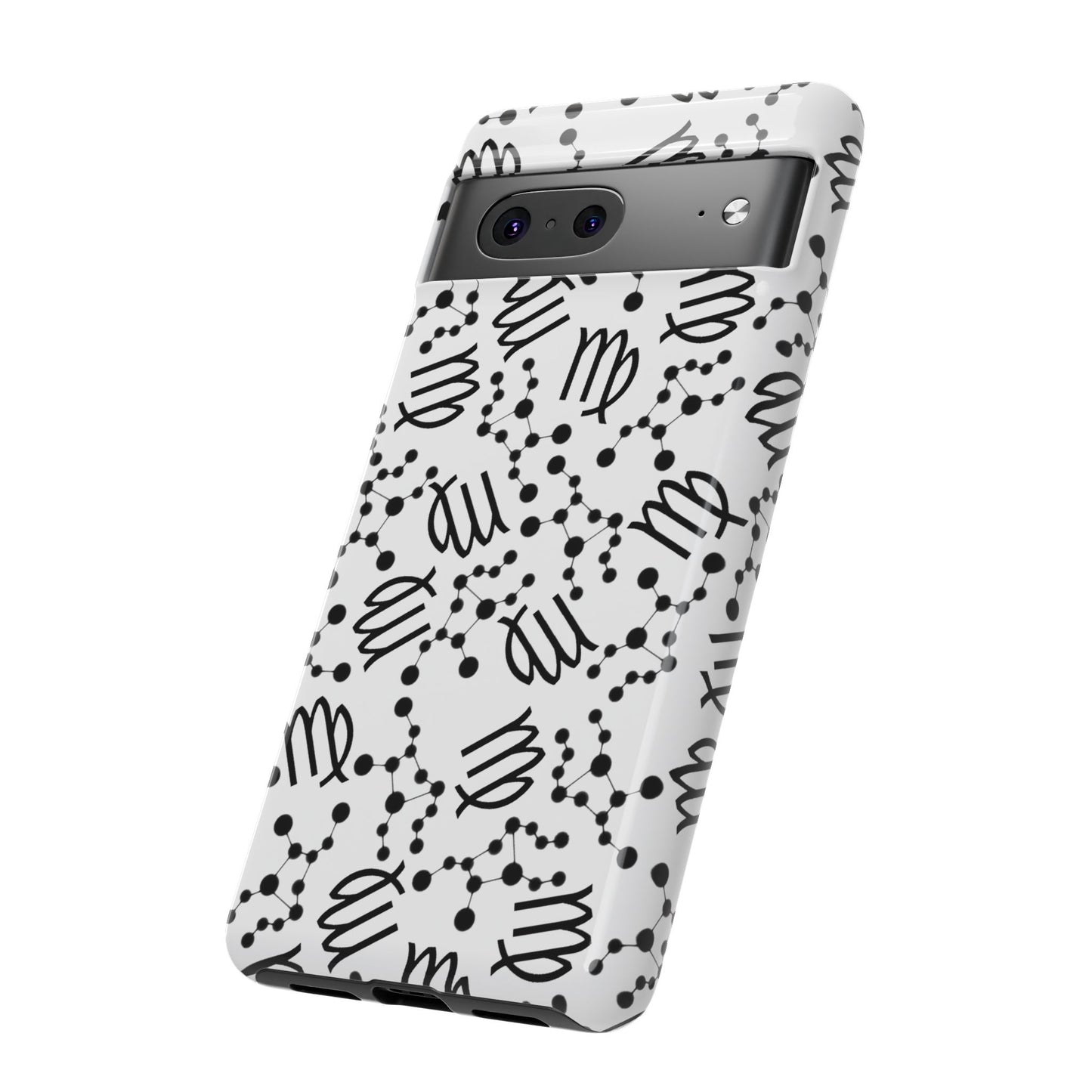 Tough Cases with the Virgo Zodiac sign for iPhone, Samsung Galaxy, and Google Pixel devices