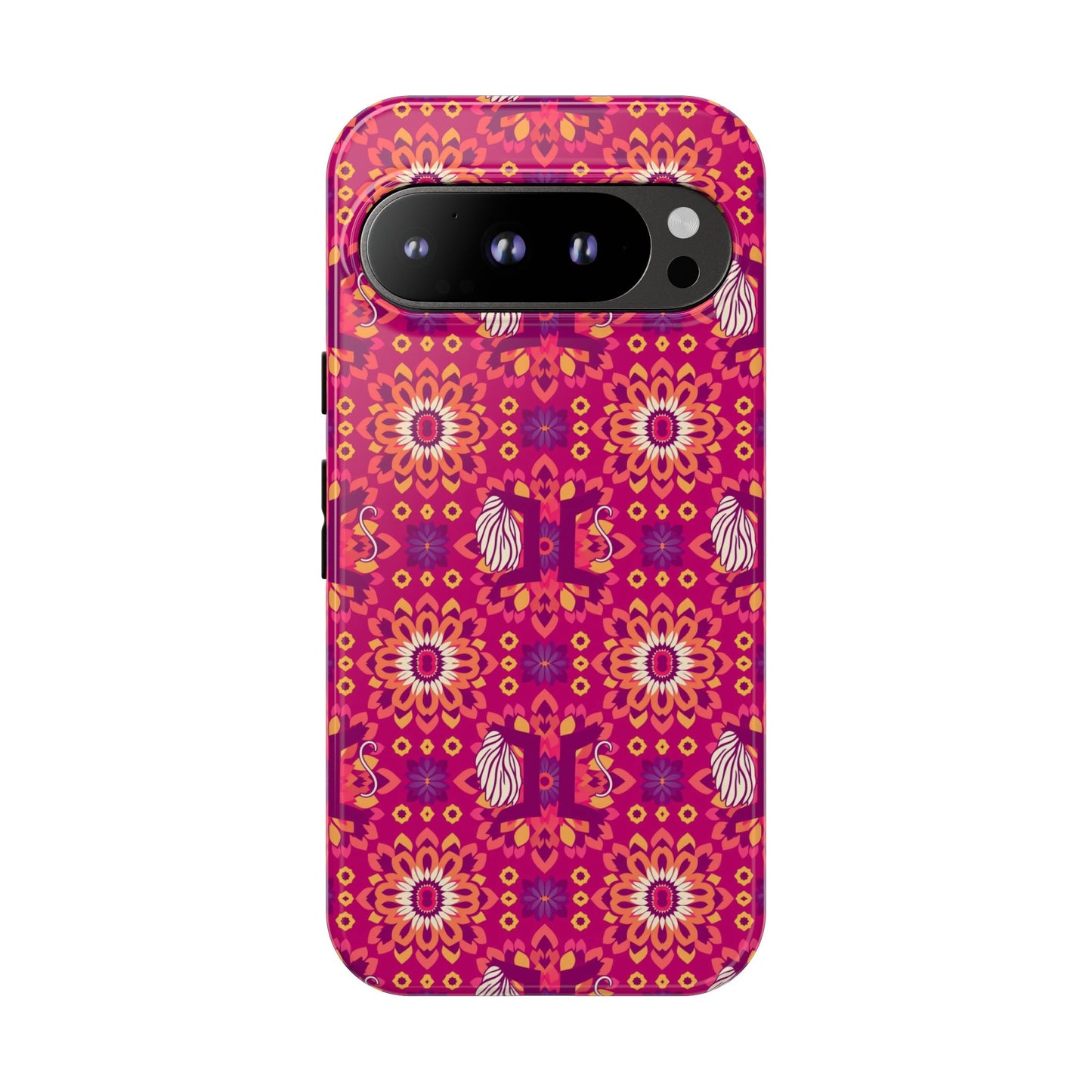 Tough Cases, Gemini, Zodiac v1, Flower Pattern
