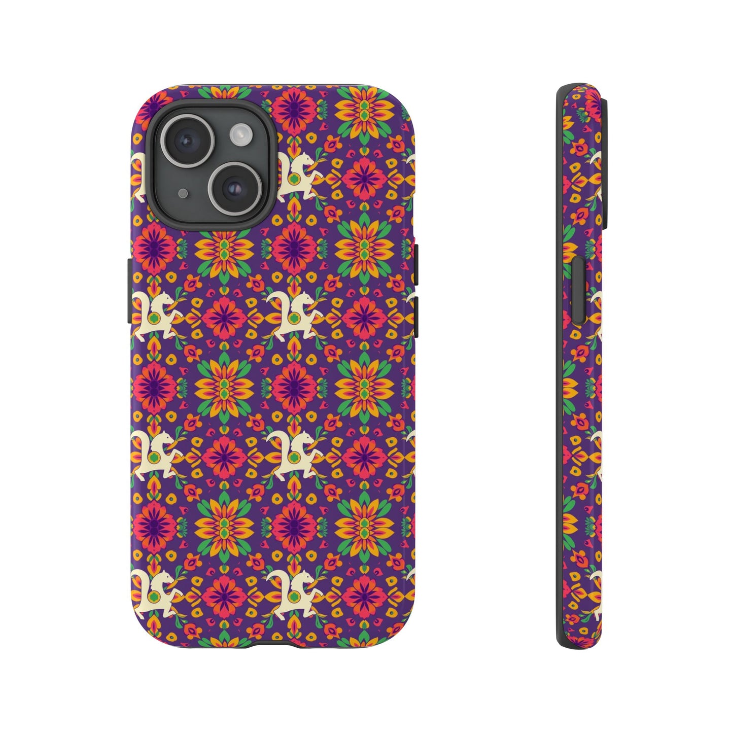 Tough Cases, Aquarius, Zodiac v1, Flower Pattern
