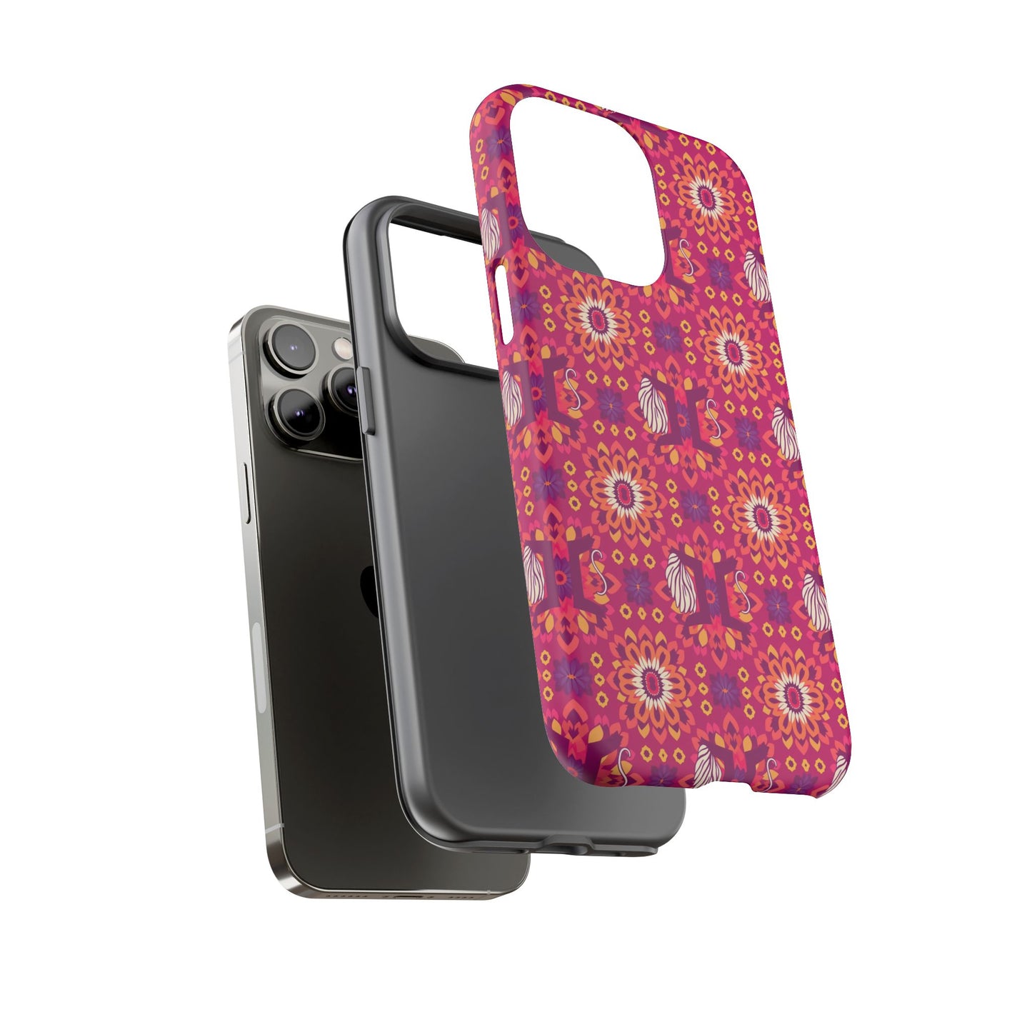 Tough Cases, Gemini, Zodiac v1, Flower Pattern