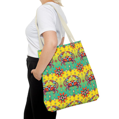 Tote Bag (AOP), Cancer, Zodiac, Jewel Pattern