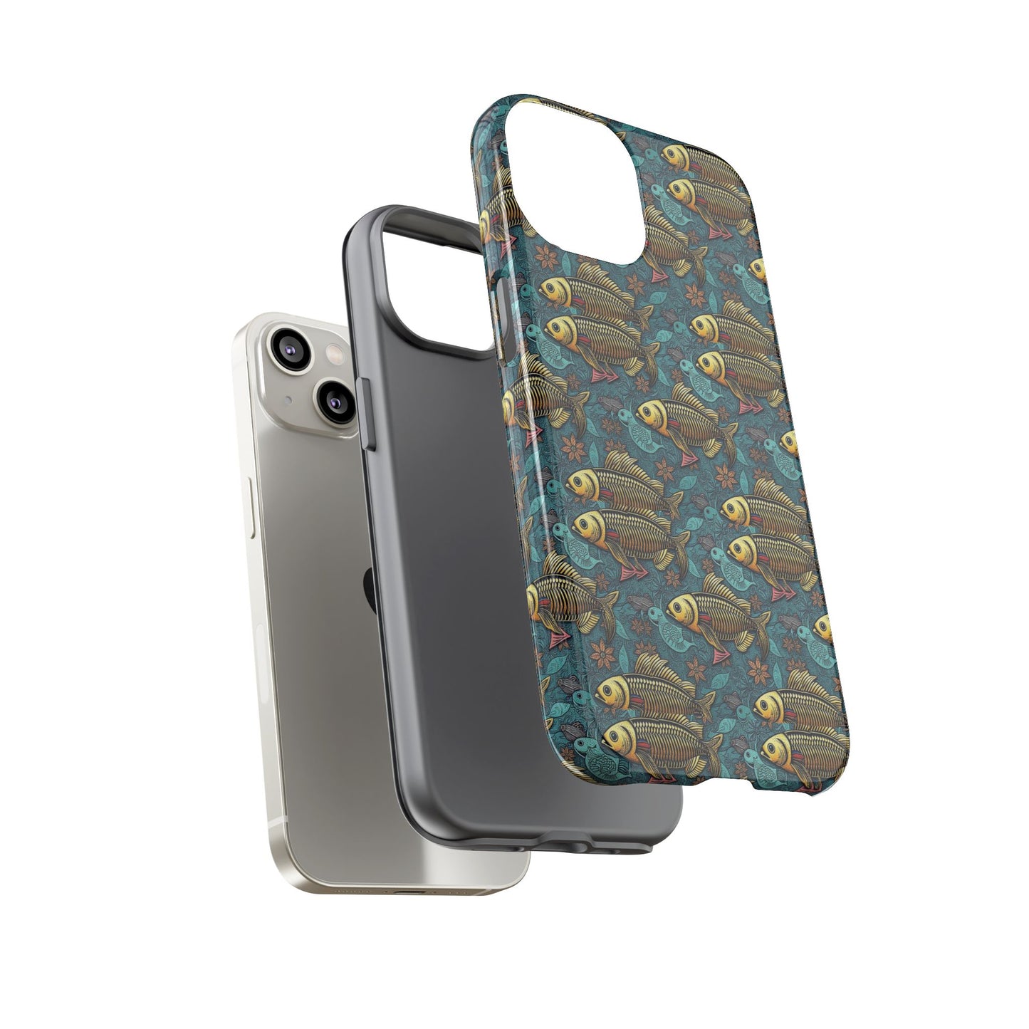 Tough Cases, Pisces, Zodiac v1, Metal Pattern