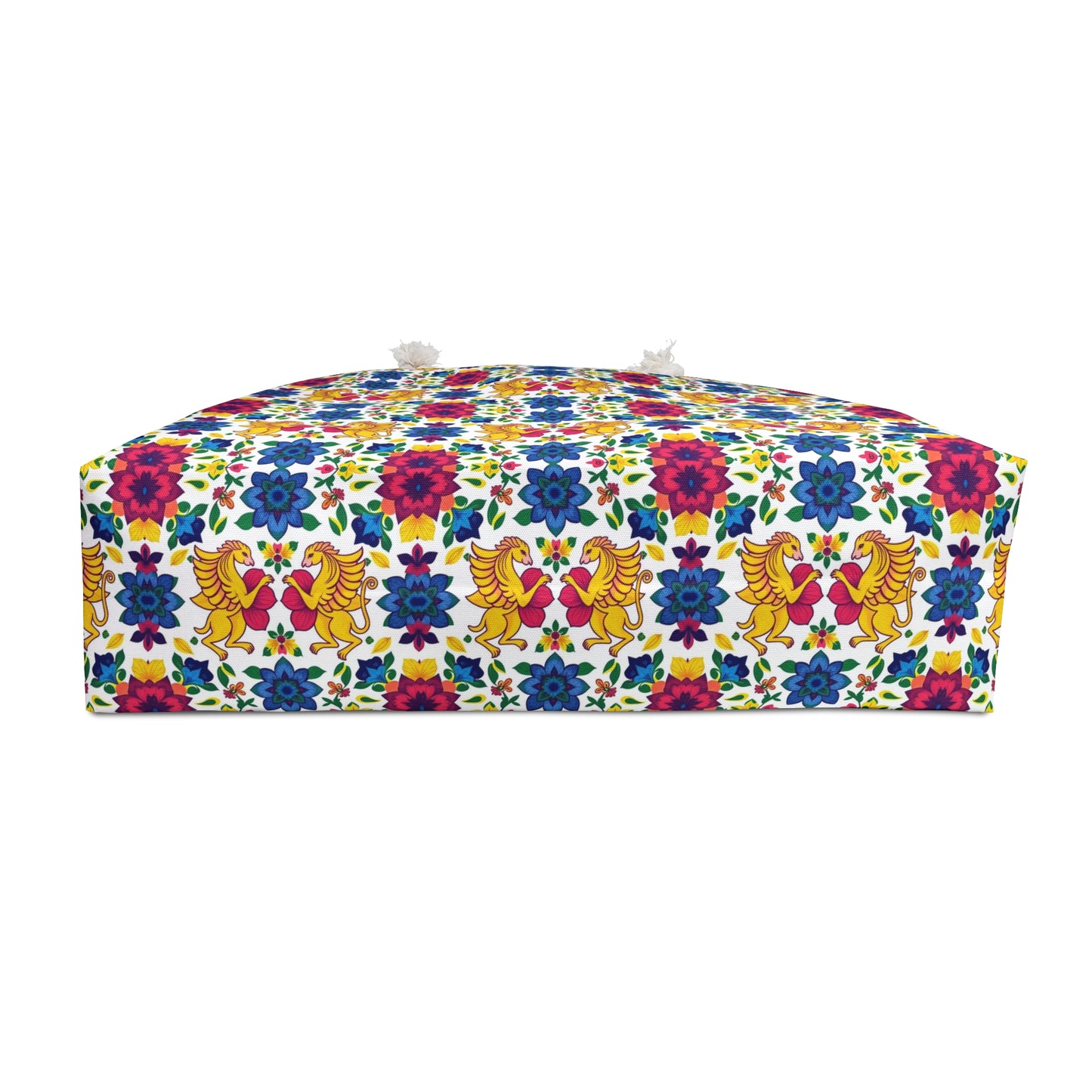 Weekender Bag, Gemini, Zodiac, Flower Pattern