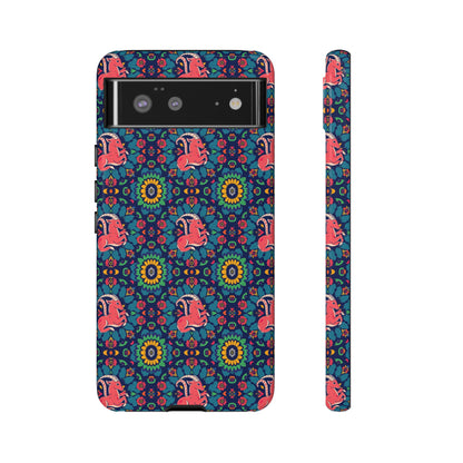 Tough Cases, Capricorn, Zodiac v1, Flower Pattern