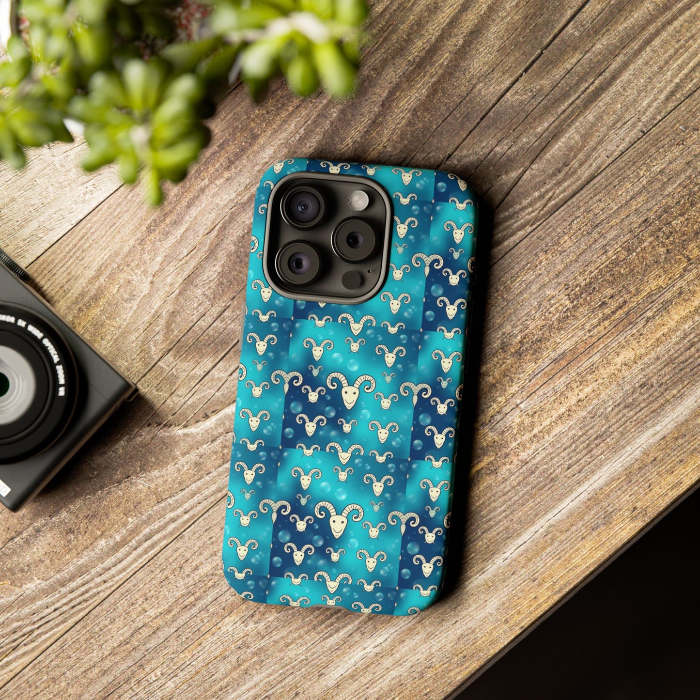 Tough Cases, Aries, Zodiac v1, Bubble Pattern