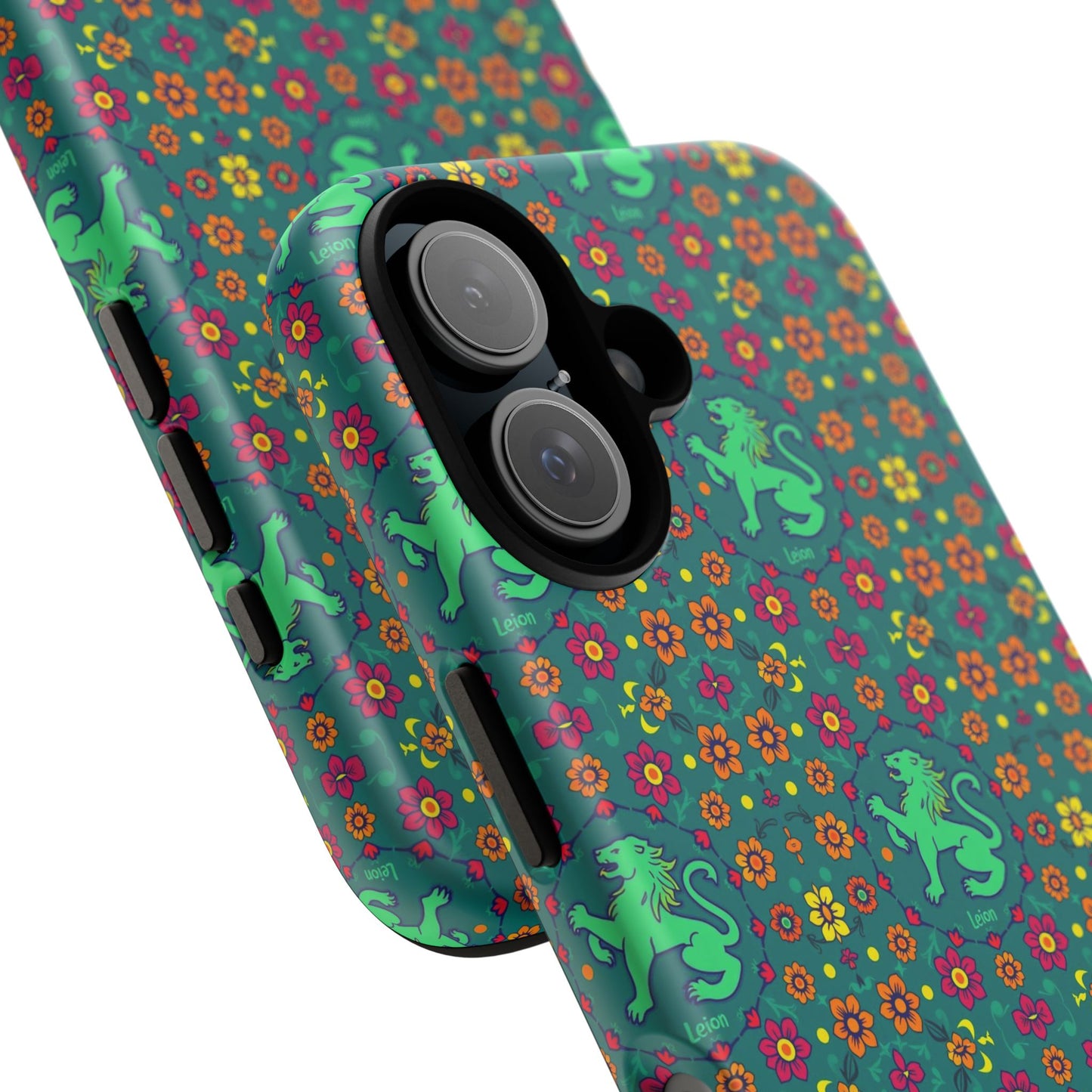 Tough Cases, Leo, Zodiac v3, Flower Pattern