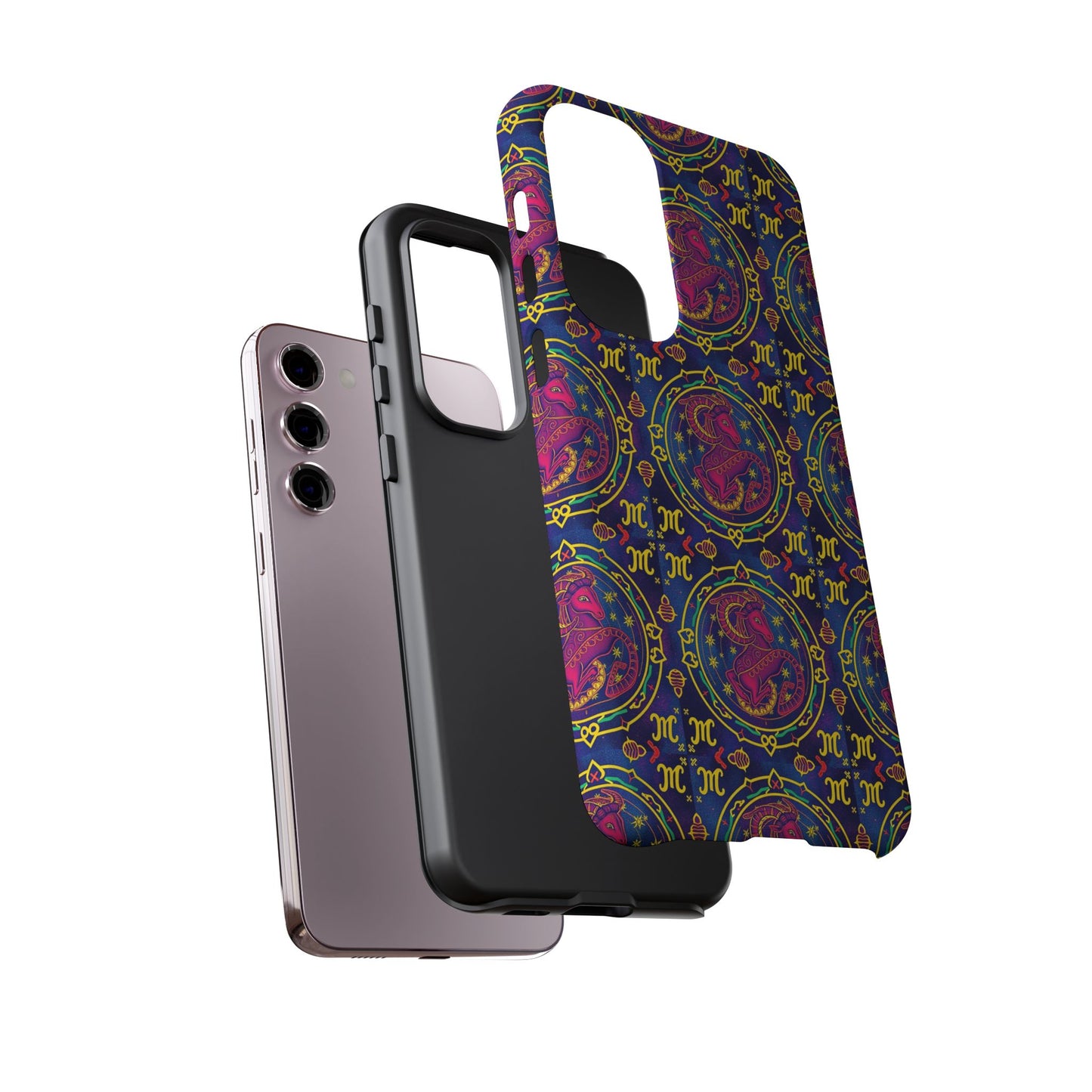 Tough Cases, Capricorn, Zodiac, Metal Pattern