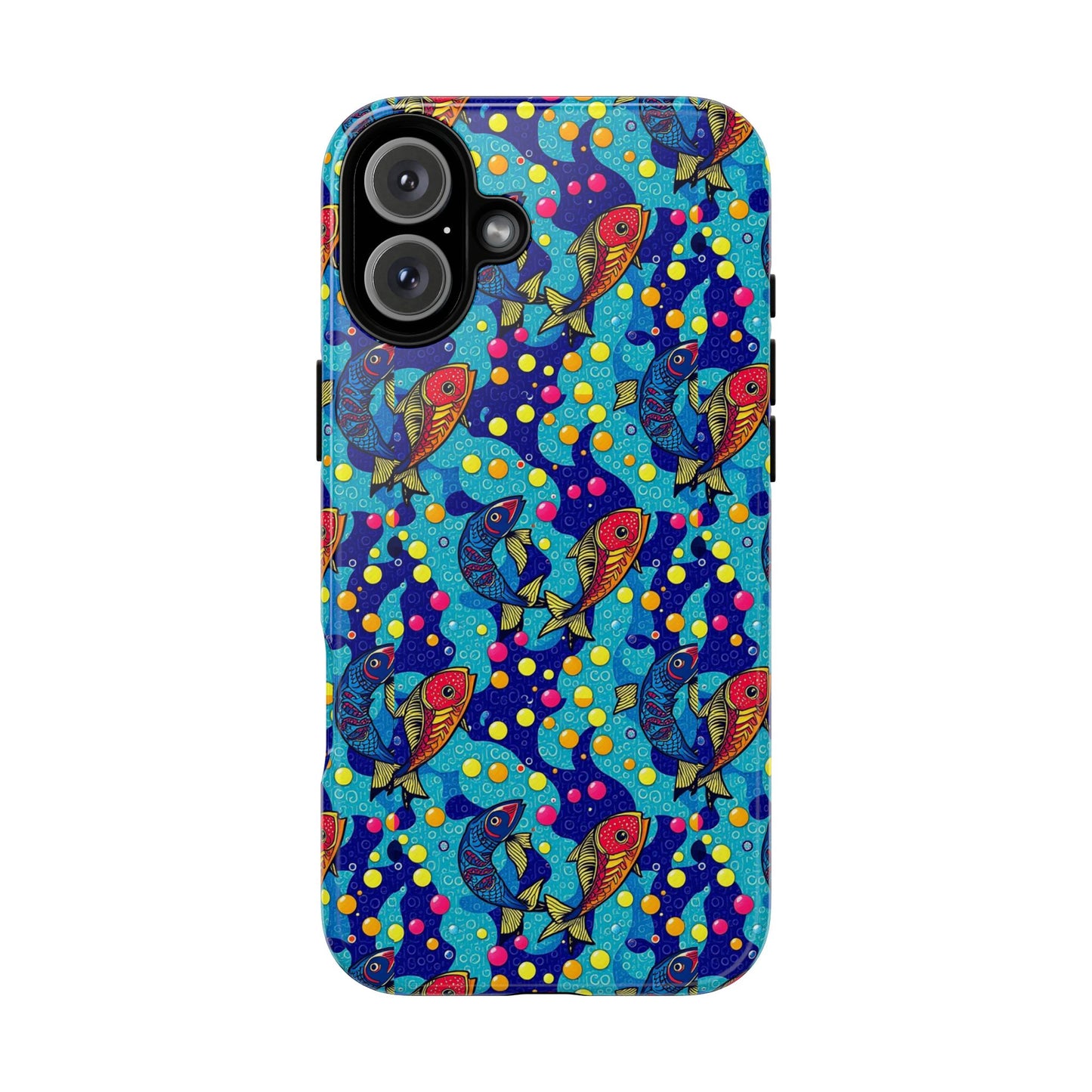 Tough Cases, Pisces, Zodiac v2, Bubble Pattern