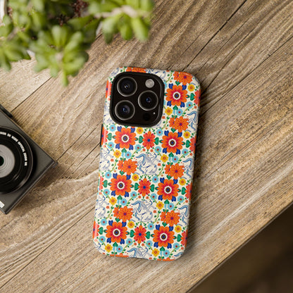 Tough Cases, Virgo, Zodiac v4, Flower Pattern