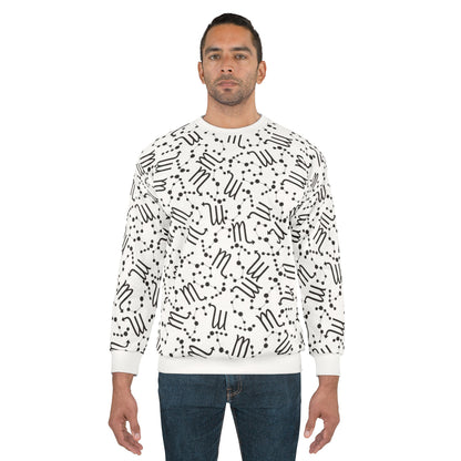 Zodiac AOP Unisex Sweatshirt Scorpio Zodiac Sign