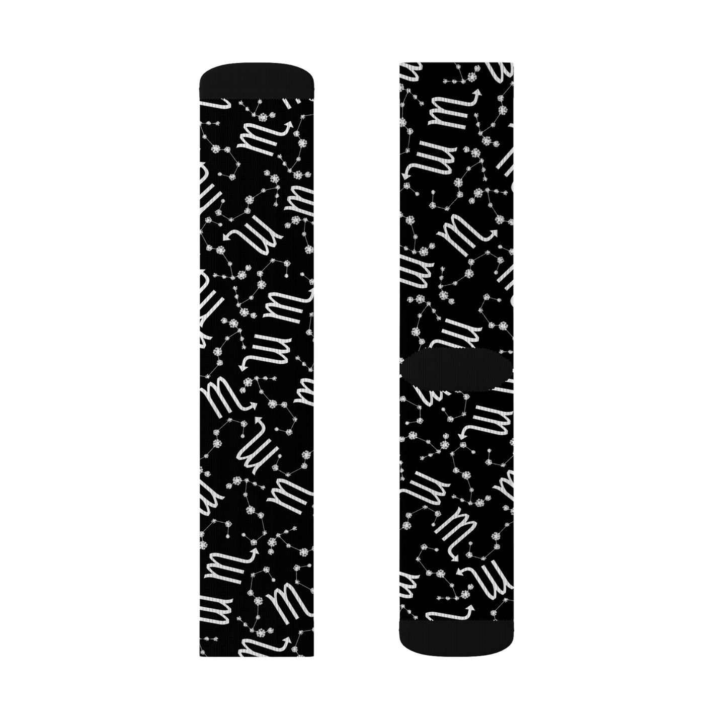 Zodiac Sublimation Socks Scorpio Zodiac sign