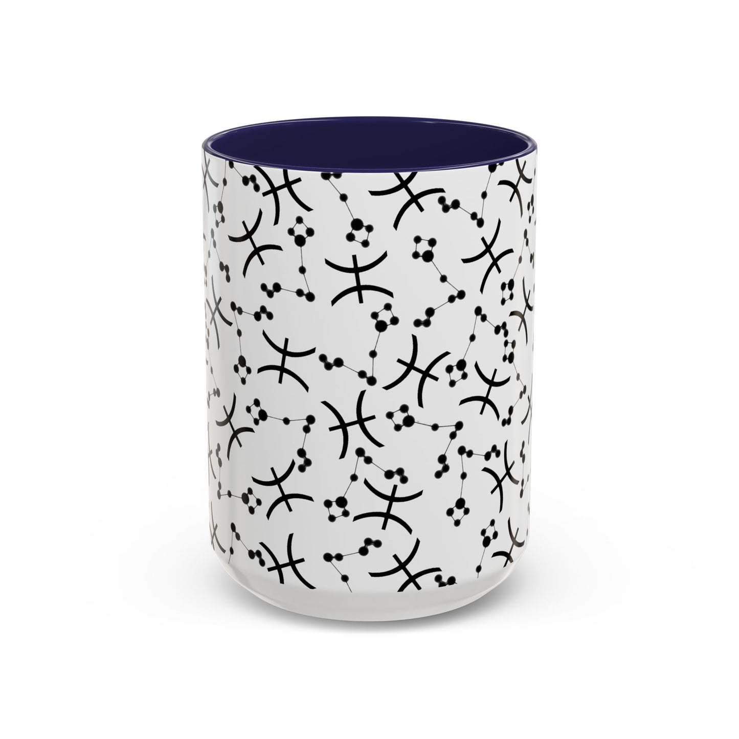 Accent Coffee Mug with the Pisces sign (11, 15oz)