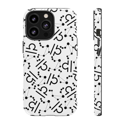 Tough Cases with the Libra Zodiac sign for iPhone, Samsung Galaxy, and Google Pixel devices