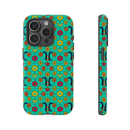 Tough Cases, Aquarius, Zodiac v2, Flower Pattern