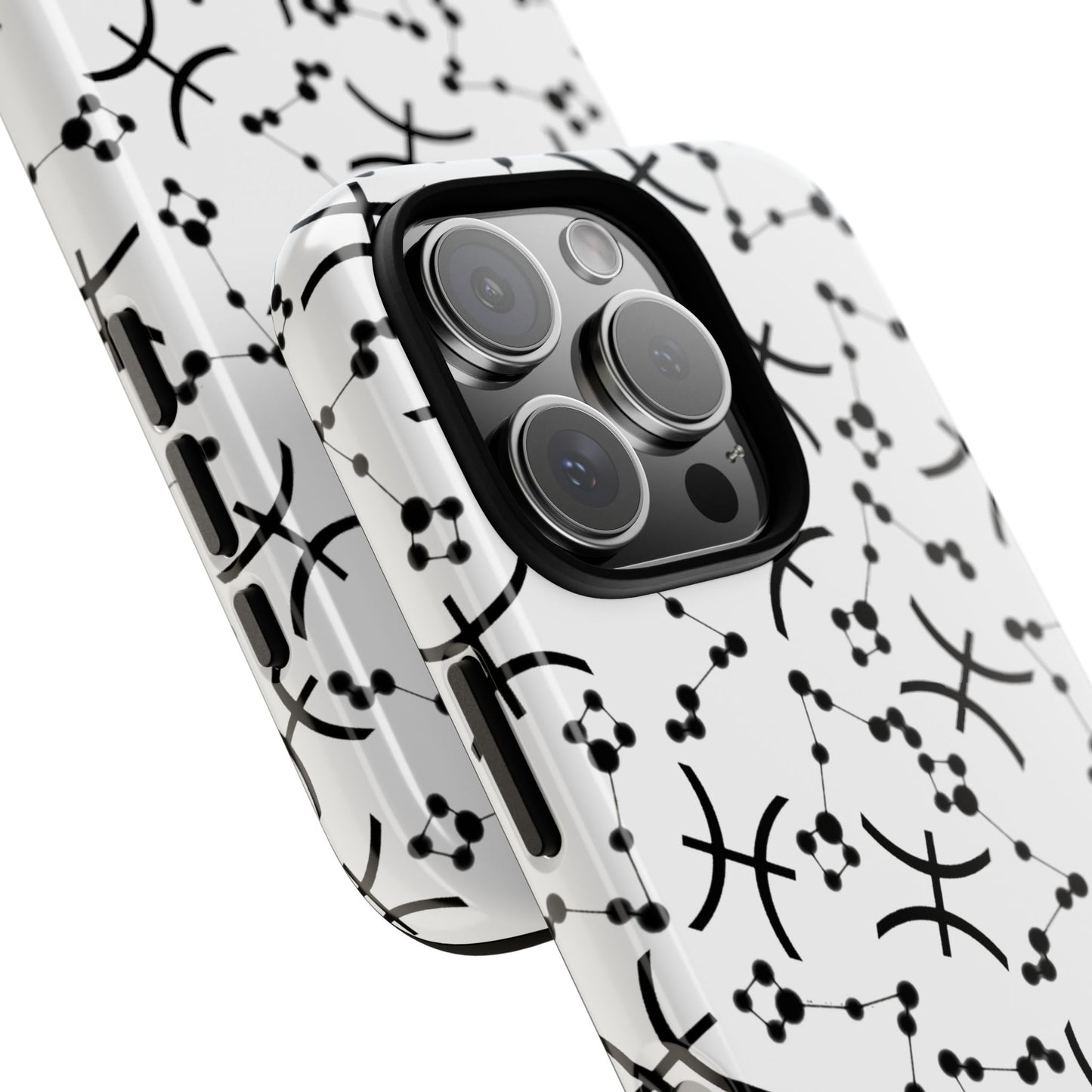 Tough Cases with the Pisces Zodiac sign for iPhone, Samsung Galaxy, and Google Pixel devices