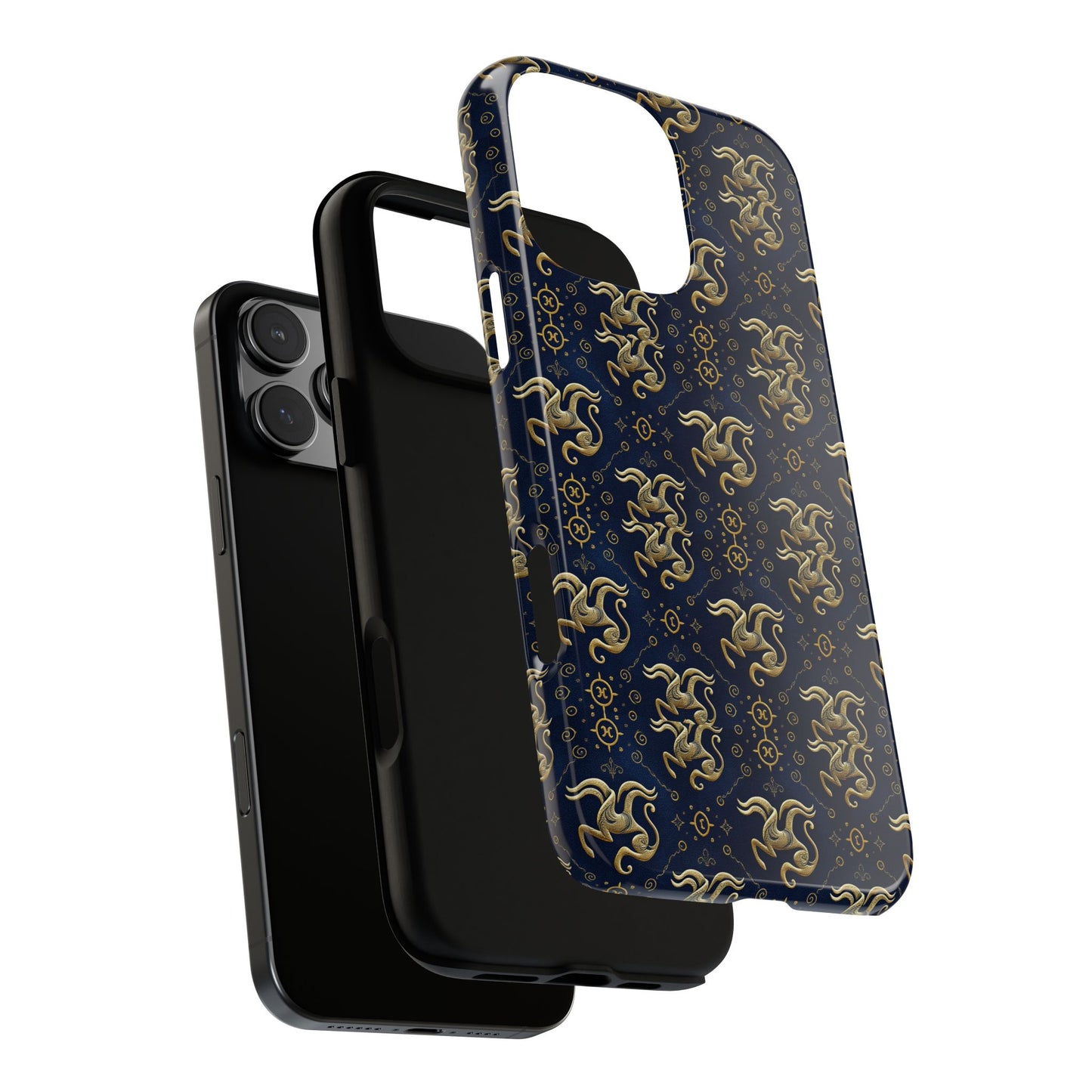 Tough Cases, Aquarius, Zodiac v2, Metal Pattern