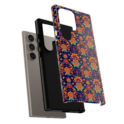 Tough Cases, Cancer, Zodiac, Flower Pattern