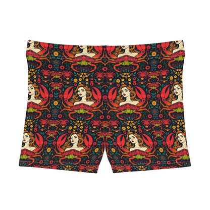Women's Shorts, (AOP), Cancer, Zodiac v1, Sexy Pattern