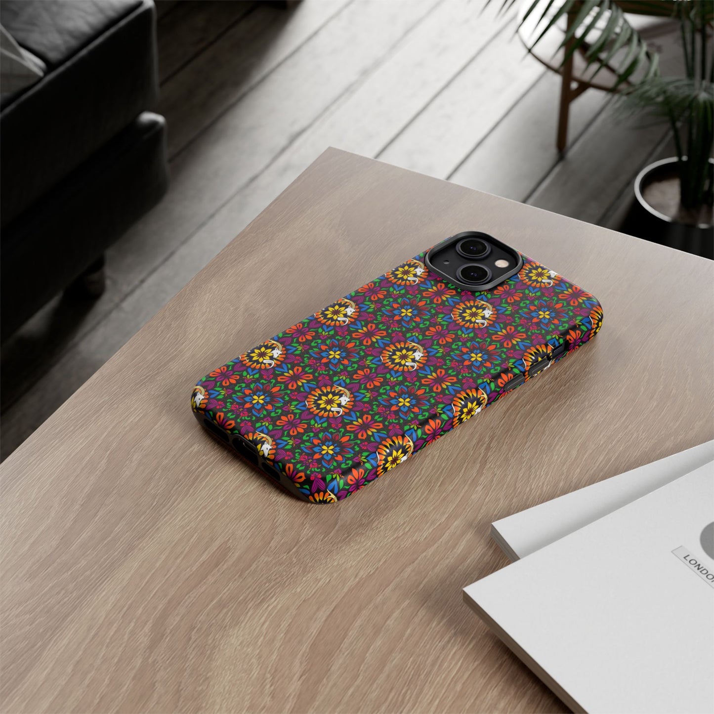 Tough Cases, Capricorn, Zodiac v2, Flower Pattern