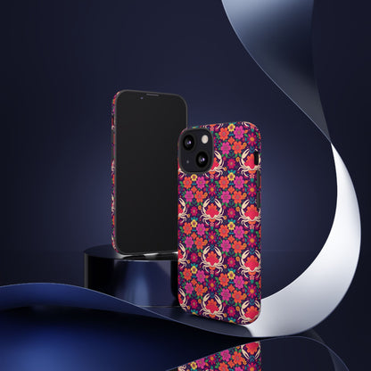 Tough Cases, Cancer, Zodiac v1, Flower Pattern