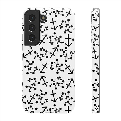 Tough Cases with the Sagittarius Zodiac sign for iPhone, Samsung Galaxy, and Google Pixel devices