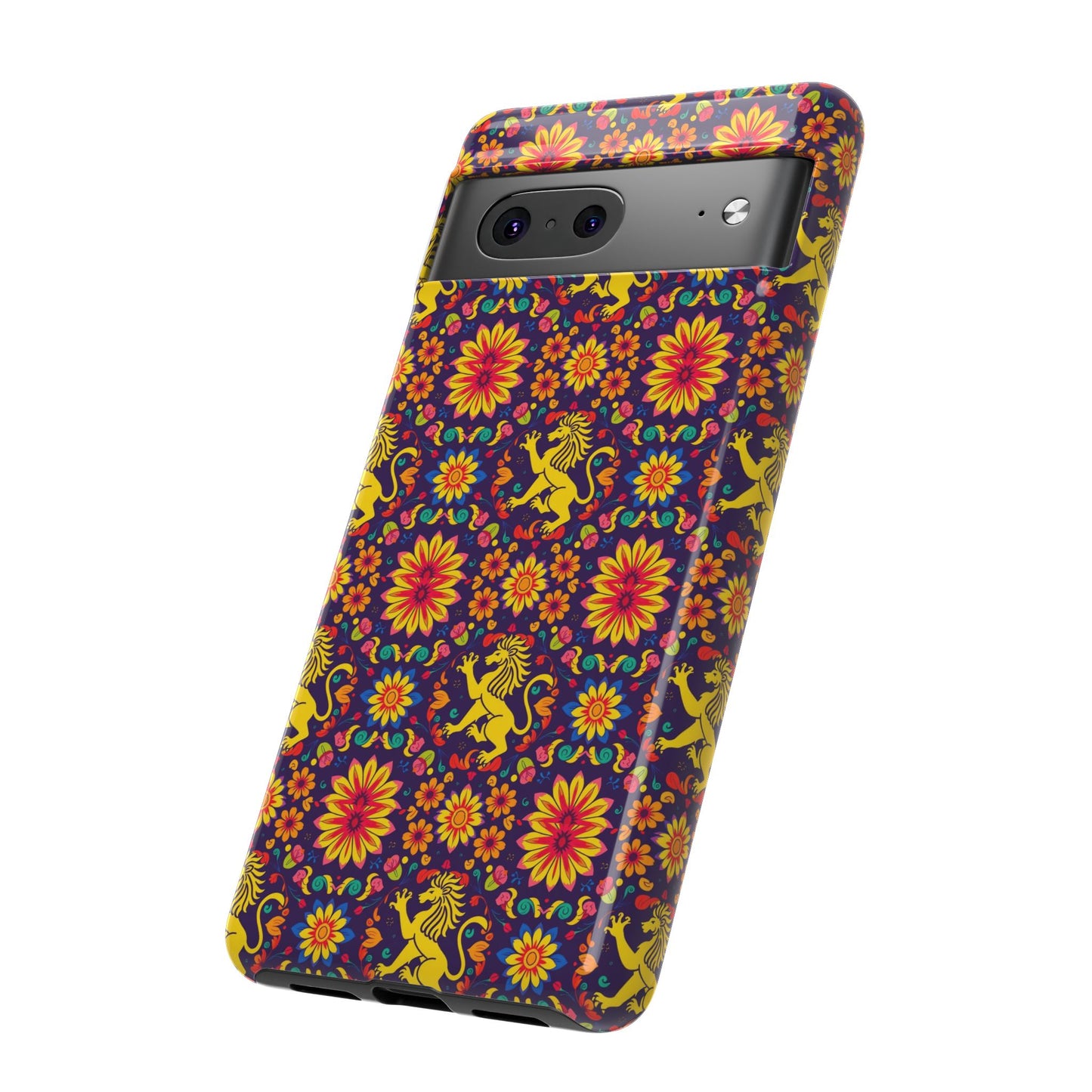 Tough Cases, Leo, Zodiac, Flower Pattern