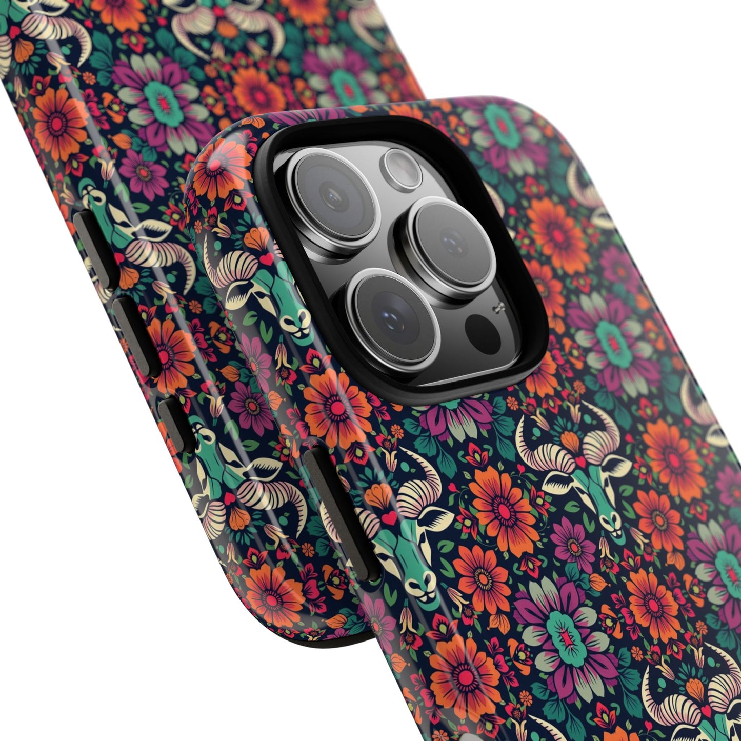 Tough Cases, Taurus, Zodiac v4, Flower Pattern