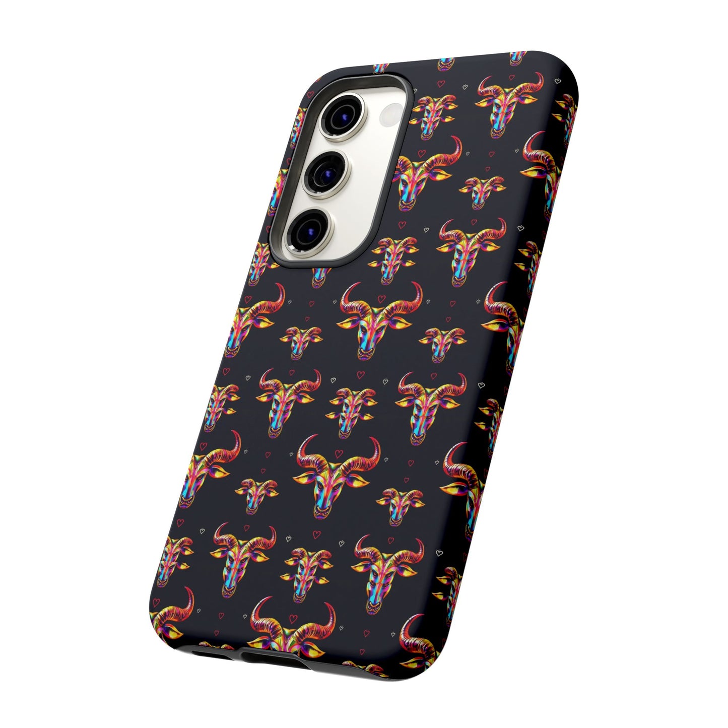 Tough Cases, Taurus, Zodiac, Metal Pattern
