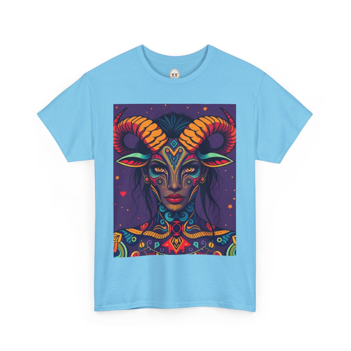 Unisex Heavy Cotton T-Shirt, Taurus, Zodiac v3, Sexy Art