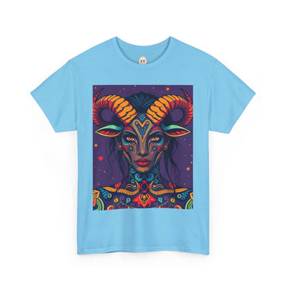 Unisex Heavy Cotton T-Shirt, Taurus, Zodiac v3, Sexy Art