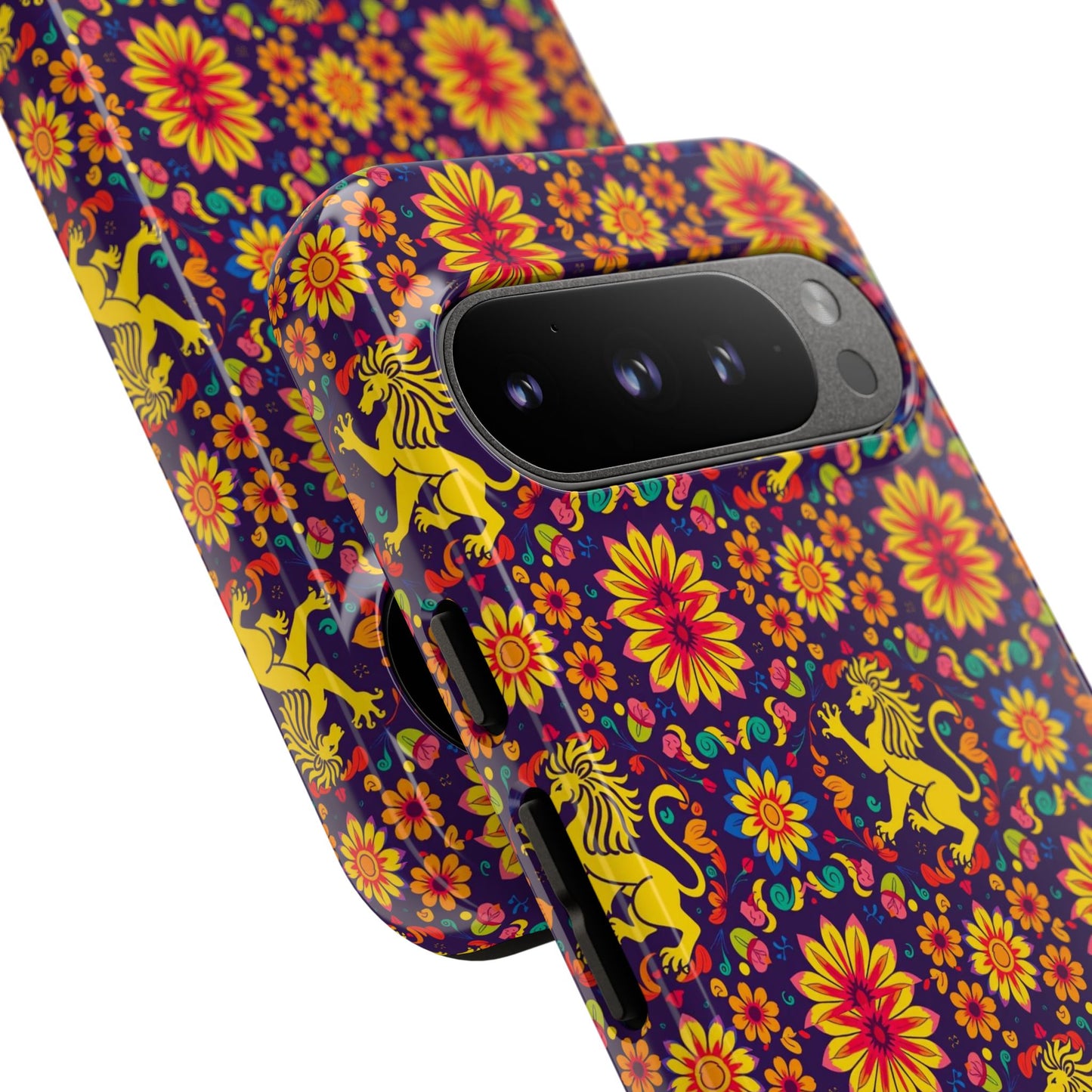 Tough Cases, Leo, Zodiac, Flower Pattern