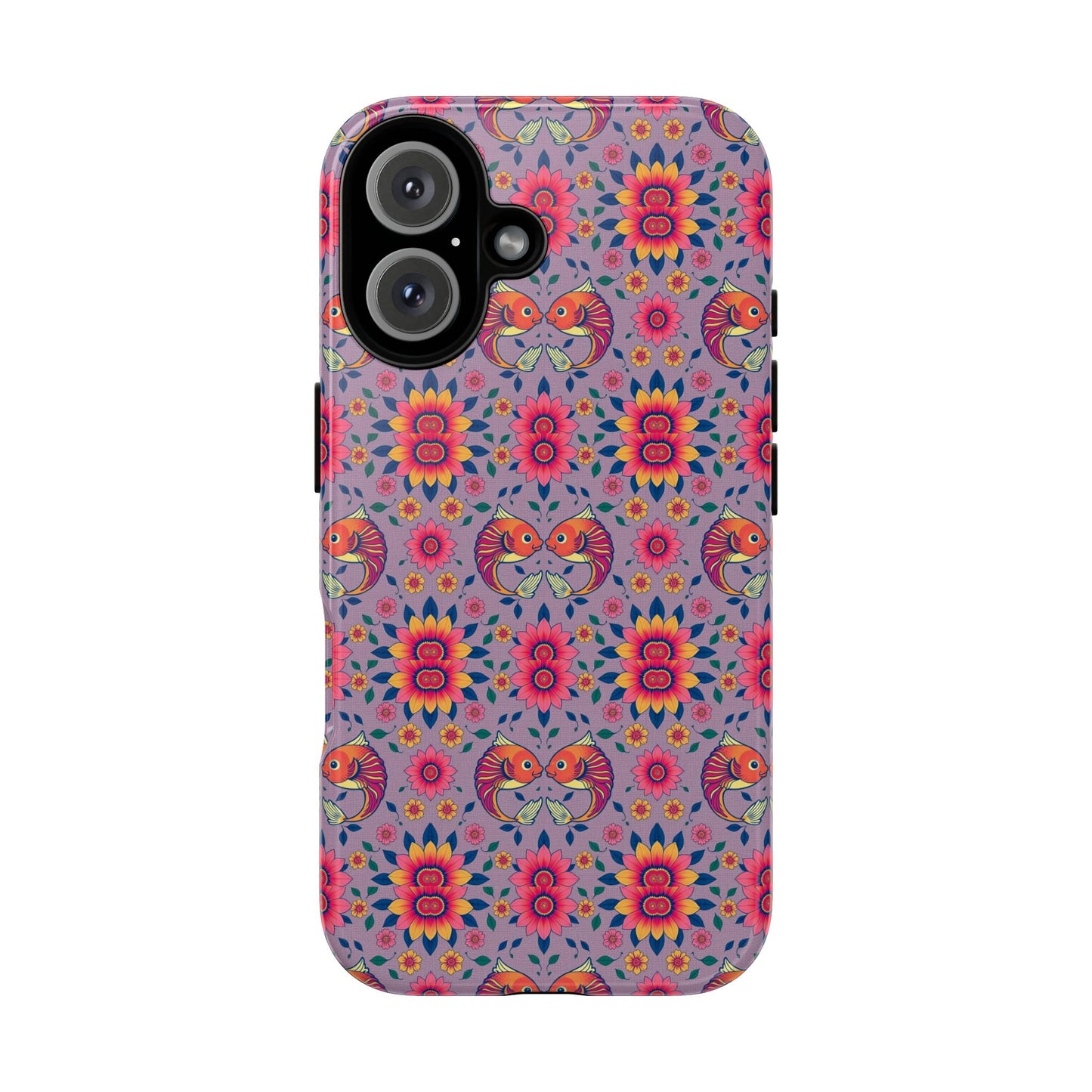 Tough Cases, Pisces, Zodiac v3, Flower Pattern